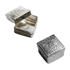 Silver Square Box